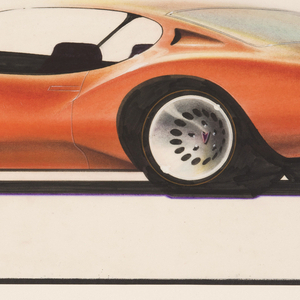 Drawing, Pontiac GTO Concept, 1969