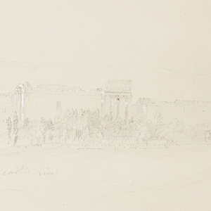 Drawing, Temples, Baalbek, May 6, 1868