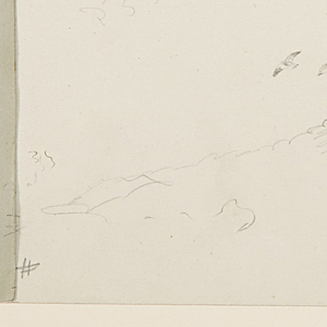 Drawing, Damascus, Syria, Seen from the Northwest, Part 2, April or May 1868