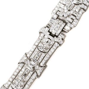 Bracelet With Geometric Gemstones, ca. 1930