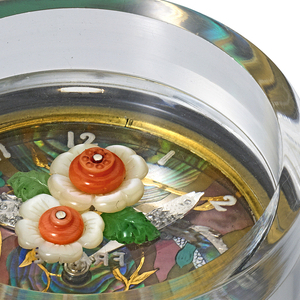 Clock, Lotus and Koi Pond, ca. 1930