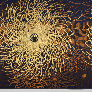 Textile, Chrysanthemums, 1925