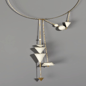 Three Cone Necklace Necklace, 1982