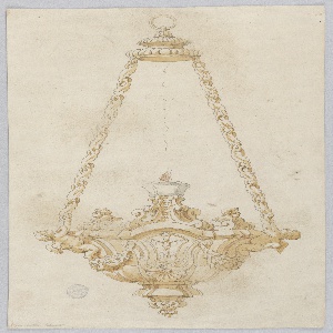 Drawing, Design for a Chandelier, 17th–19th century