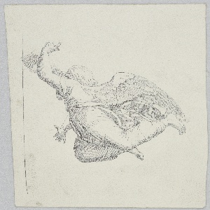 Drawing, Flying Angel, 1820–40