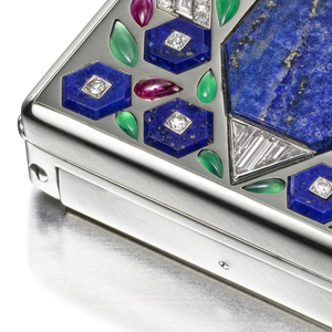 Vanity Case, Watch, And Pencil, Floral, 1930