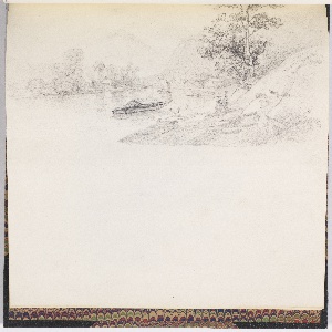 Drawing, River Valley, ca. 1895