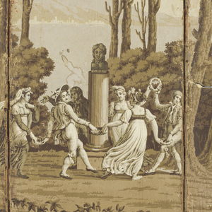 Folding Screen, "Bay of Naples" from "Vues d