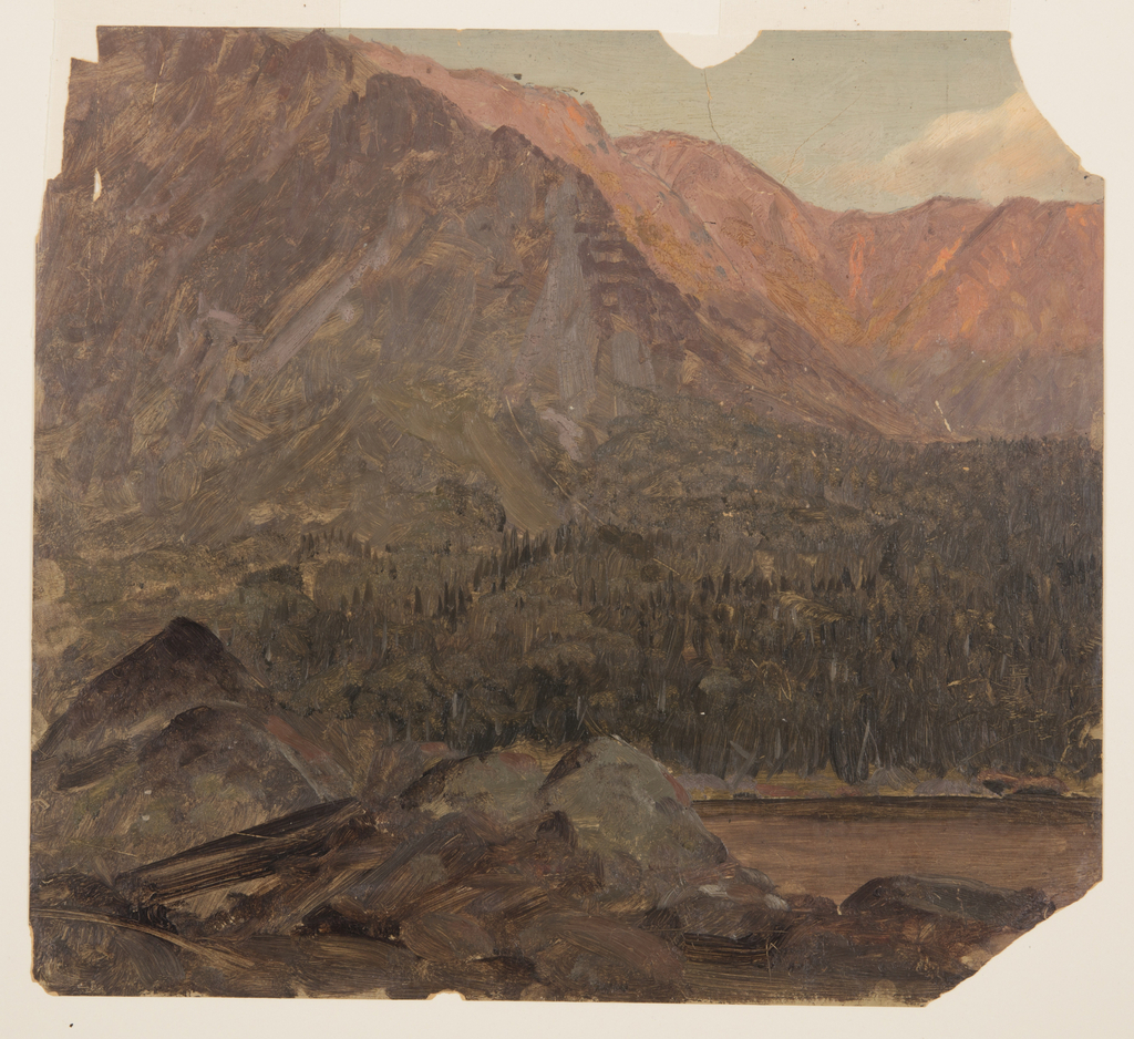 Drawing, The Great Katahdin Basin, Maine