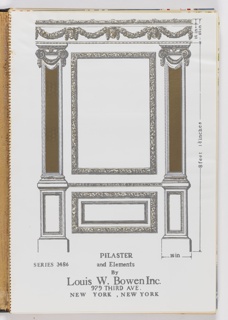 Sample Book, Border and Architectural Elements Collection