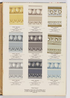 Sample Book, Border and Architectural Elements Collection