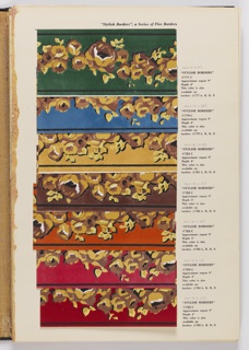 Sample Book, Border and Architectural Elements Collection