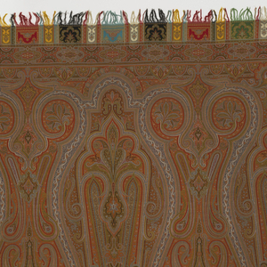 Shawl, ca. 1860