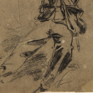 Drawing, Studies of Soldiers, 1863–65