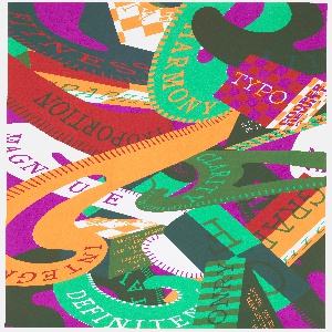 Poster, Several Rulers of Beauty, Palace of Typographic Masonry, 2015