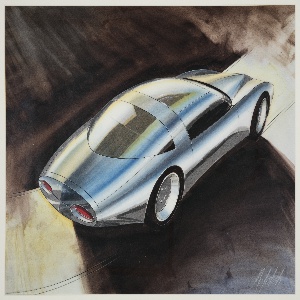 Drawing, Concept Car, 1973–80