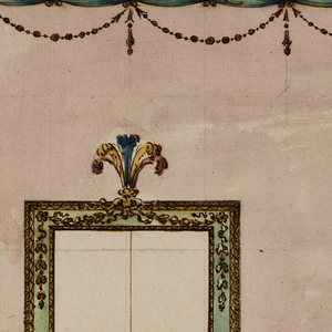 Drawing, Elevation of a Wall, ca. 1800