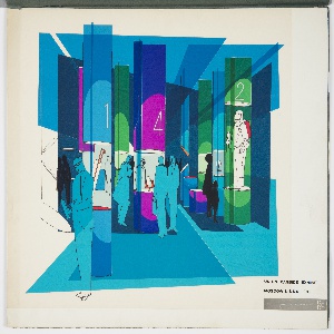 Drawing, Design for Union Carbide Exhibition Theater, Moscow, U.S.S.R., 1970