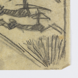 Drawing, Design for Zoo Signpost, n.d.