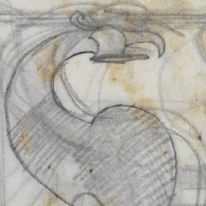 Drawing, Design for Signpost with Bird, n.d.