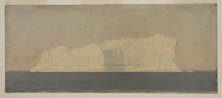 Drawing, Floating Iceberg, Battle Harbour, Canada