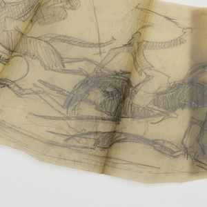 Drawing, Frieze with Polo Players, n.d.
