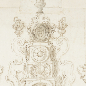Drawing, Sideboard for Silver, late 17th century