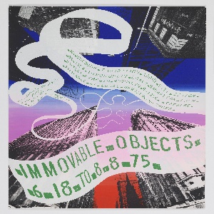 Poster, Immovable Objects, 1975
