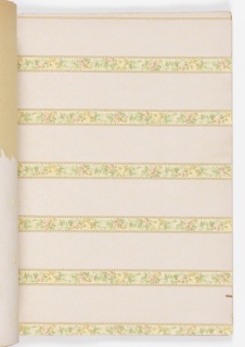 Sample Book, Alfred Peats Wallpaper, No. 3