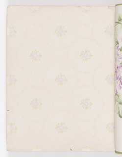 Sample Book, Alfred Peats Wallpaper, No. 3