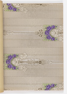 Sample Book, Alfred Peats Wallpaper, No. 1