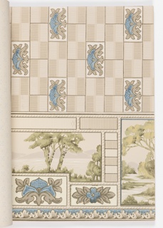 Sample Book, Alfred Peats Wallpaper, No. 1