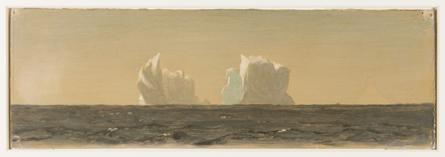 Drawing, Two Icebergs, Canada