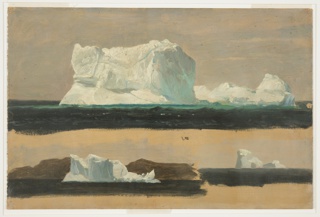 Drawing, Icebergs, Tonilliguet