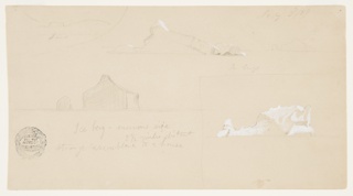 Drawing, Floating Icebergs