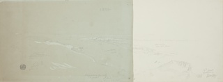 Drawing, View of Damascus from the Wadi Barada, Syria, Part One