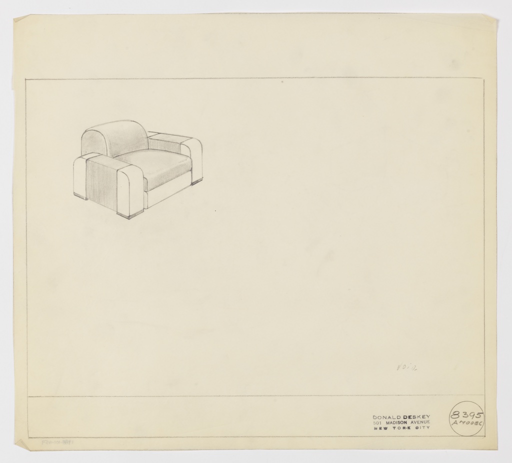 Drawing, Amodec: Armchair