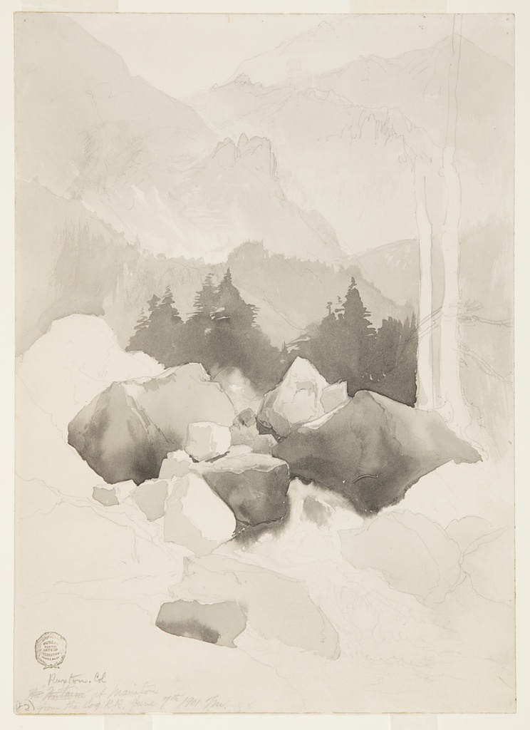 Drawing, Study of Ruxton, Colorado