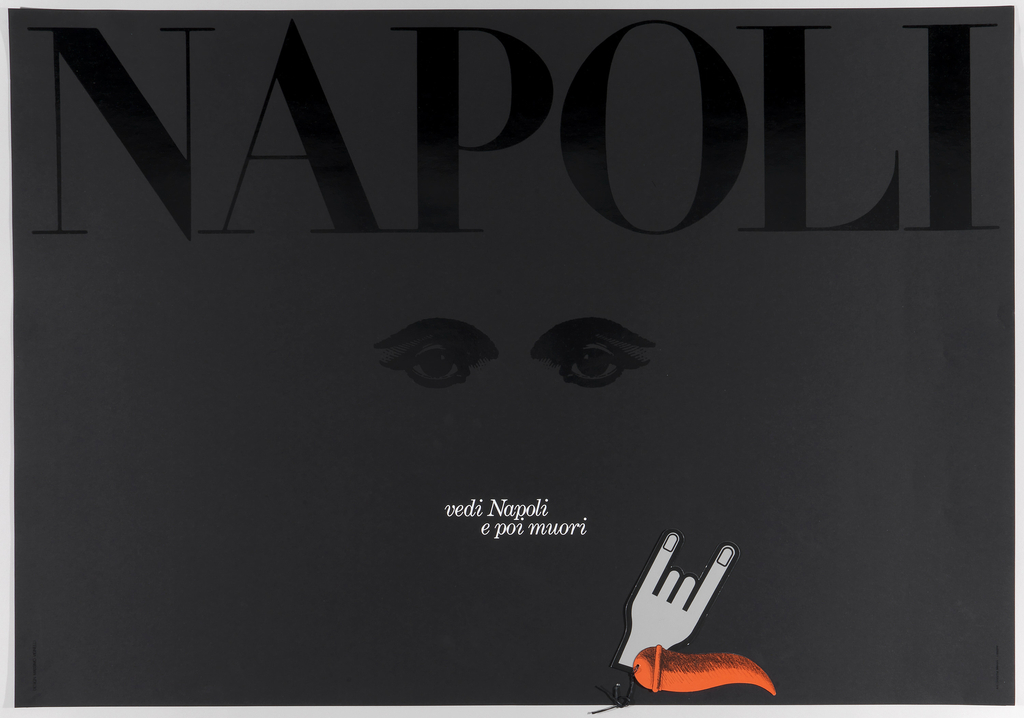 Poster, Napoli,  Vedi Napoli e poi Muori [See Naples and Die]