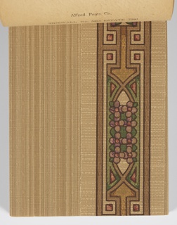 Sample Book, Alfred Peats Wallpaper, No. 5, 1915