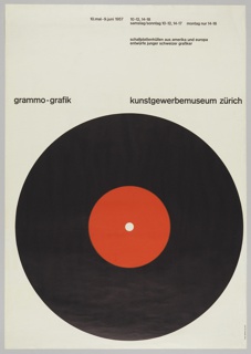 Poster, Grammo-Grafik [Record Graphics]