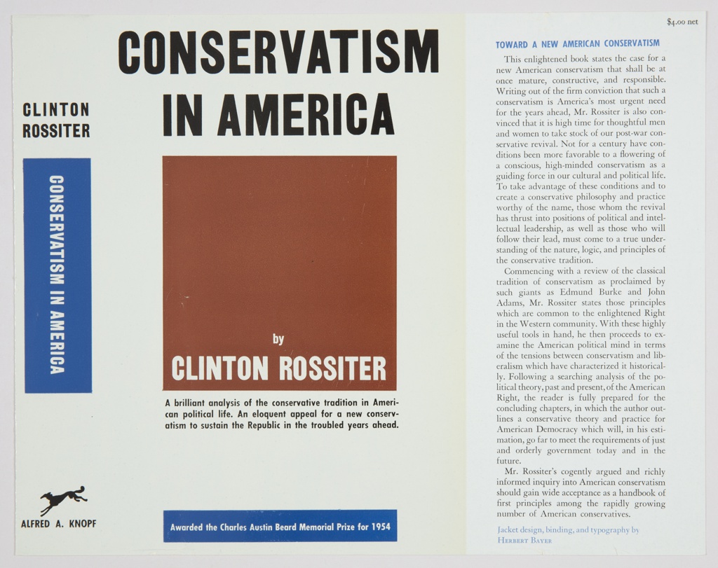 Book Cover, Conservatism in America