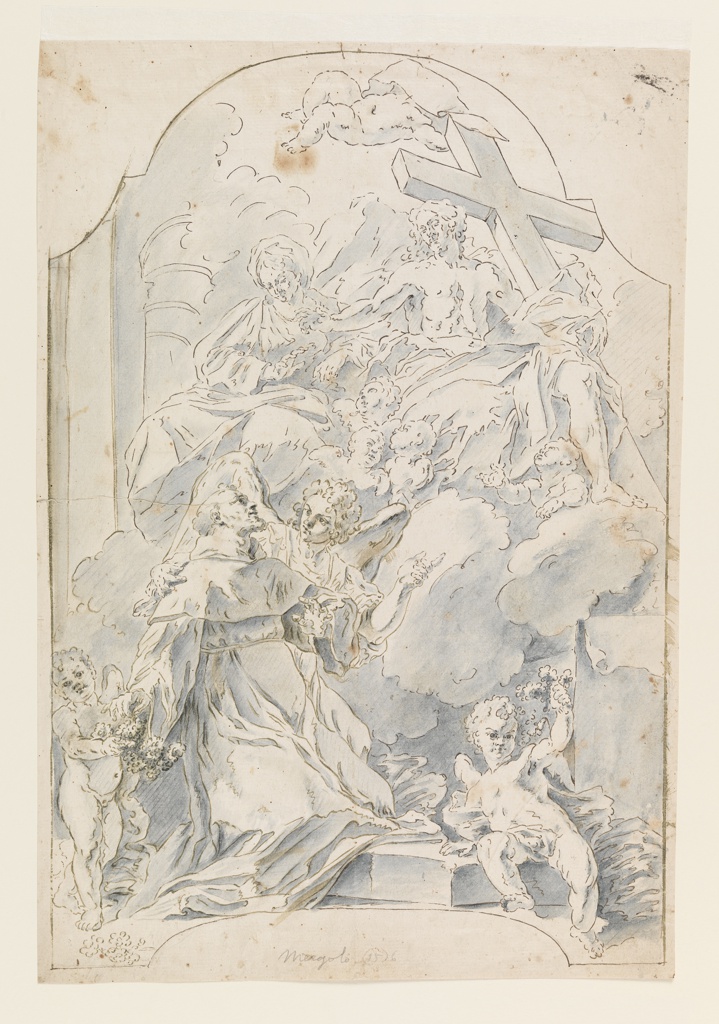 Drawing, A Saint's Vision of the Cross