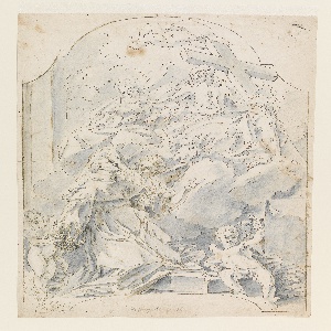 Drawing, A Saint
