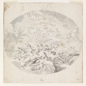 Drawing, Ascension of the Virgin, late 18th century