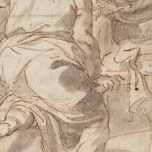 Drawing, Design for Susanna and the Elders, 1660–1710