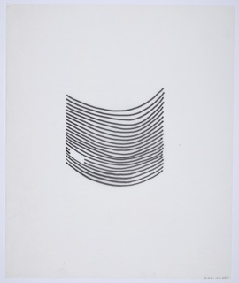 Drawing, Design for WilliWear Store, Paris, France, 1987