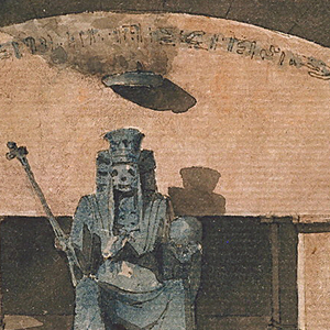 Drawing, Sepulcher with Death Seated and Crowned, 1779–84