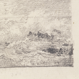 Album Page, Ship on Wind-blown Seas, ca. 1900