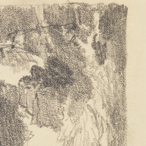 Sketchbook Folio, Tall Rocky Cliffs and Rough Ocean, 1885–90